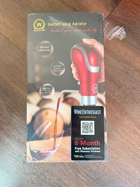 Instant Wine Aerator - Red